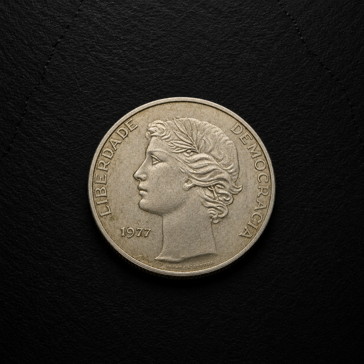 1977 Portugal 25 Escudos Coin – Genuine Pre-Euro Portuguese Collectible