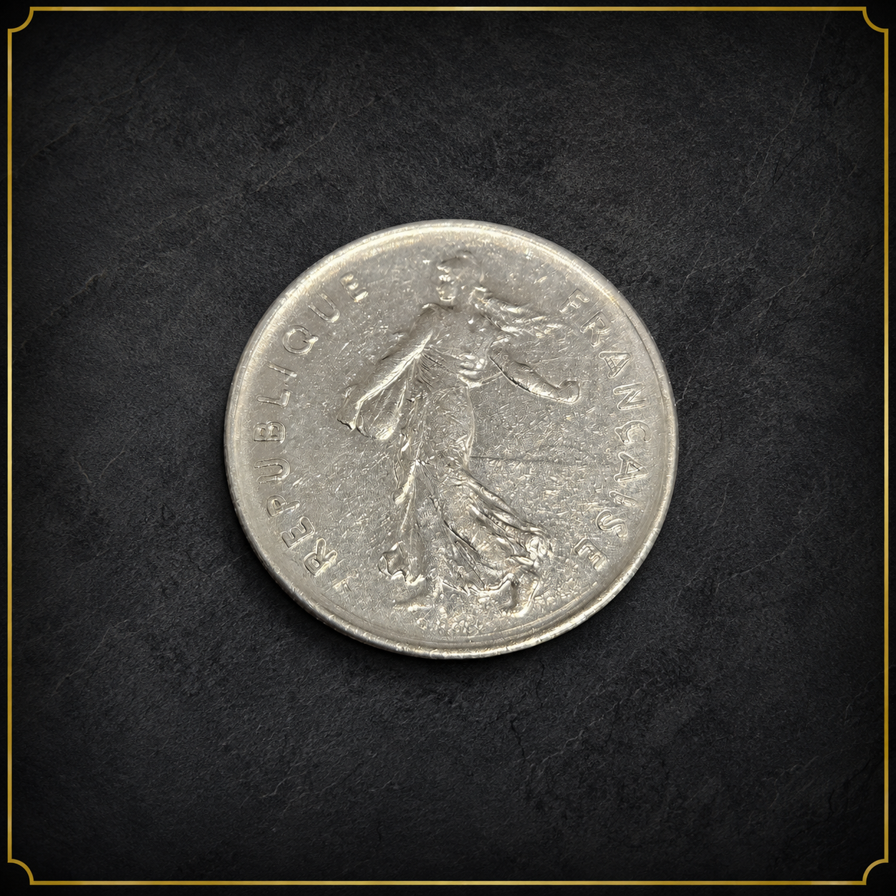 1987 France 5 Francs Coin – La Semeuse (The Sower)