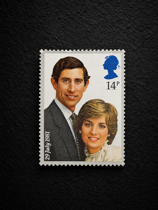 1981 Royal Wedding 14p Commemorative Stamp – Prince Charles & Lady Diana