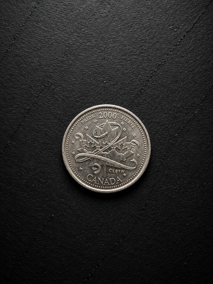 2000 Canadian 5 Cents "Pride / Fierté" Millennium Coin – Collectible Commemorative Coin