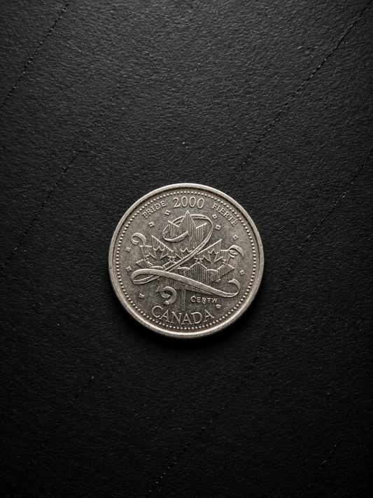 2000 Canadian 5 Cents "Pride / Fierté" Millennium Coin – Collectible Commemorative Coin