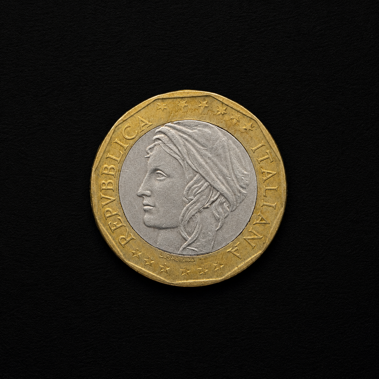 Italy 1,000 Lire Coin – Bimetallic | Italian Collectible Coin